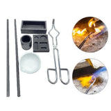 Maxbell 7Pcs Crucible Set Portable Melting Casting for Casting Melting