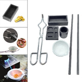 Maxbell 7Pcs Crucible Set Portable Melting Casting for Casting Melting