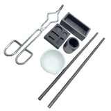 Maxbell 7Pcs Crucible Set Portable Melting Casting for Casting Melting