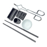 Maxbell 7Pcs Crucible Set Portable Melting Casting for Casting Melting