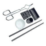 Maxbell 7Pcs Crucible Set Portable Melting Casting for Casting Melting