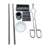 Maxbell 7Pcs Crucible Set Portable Melting Casting for Casting Melting