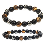 Maxbell Fashion Bracelet Unisex Jewelry Round Beads Charm for Summer Beach Party 8mm