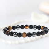 Maxbell Fashion Bracelet Unisex Jewelry Round Beads Charm for Summer Beach Party 8mm