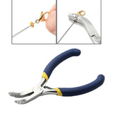 Maxbell Bead Crimping Plier Bent Nose Plier for Jewelry Repair Crafting DIY Craft