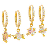 Maxbell 4Pcs Teen Girls Dangle Hoop Earring Ear Cuffs for Girlfriend, Mother, Wife