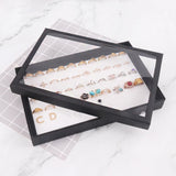 Maxbell Portable Jewelry Ring Display Case Multiple Ring Holder Showcase Gifts white color Bottom