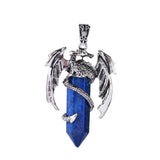 Maxbell Necklace Pendant Fashion Antique for Engagements Birthday Gifts Girlfriend Dark Blue