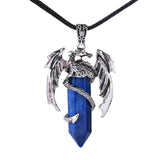 Maxbell Necklace Pendant Fashion Antique for Engagements Birthday Gifts Girlfriend Dark Blue