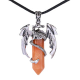 Maxbell Necklace Pendant Fashion Antique for Engagements Birthday Gifts Girlfriend Orange