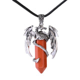 Maxbell Necklace Pendant Fashion Antique for Engagements Birthday Gifts Girlfriend Red