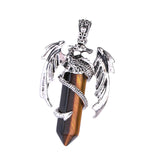 Maxbell Necklace Pendant Fashion Antique for Engagements Birthday Gifts Girlfriend Brown