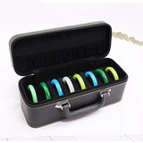 Maxbell 15 Slots bracelet Case with Handle Holder Storage Box Bracelets Display Case Black