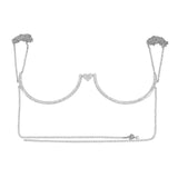 Maxbell Body Chains Popular Accessories Charms Bling for Nightclub bikini Silver