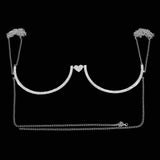 Maxbell Body Chains Popular Accessories Charms Bling for Nightclub bikini Silver