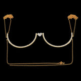 Maxbell Body Chains Popular Accessories Charms Bling for Nightclub bikini Gold