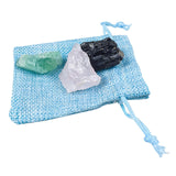 Maxbell Mineral Rocks Specimen Stone with Bag Accessories for Kids Decor