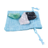 Maxbell Mineral Rocks Specimen Stone with Bag Accessories for Kids Decor