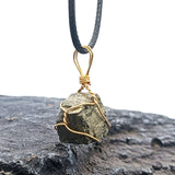 Maxbell Novelty Natural Pyrite stone Jewelry Necklace Pendant Decor Irregular