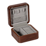 Maxbell Multipurpose Walnut Jewelry Box Jewellery Trinket Box for Brooches Jewelry S