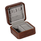 Maxbell Multipurpose Walnut Jewelry Box Jewellery Trinket Box for Brooches Jewelry S