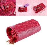 Maxbell Portable Jewelry Roll Package Lipstick Daily Jewelries Storage Gift Soft