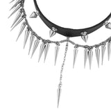 Maxbell Punk Necklace cool Collar Choker for Festivals birthday Dinners