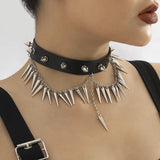 Maxbell Punk Necklace cool Collar Choker for Festivals birthday Dinners