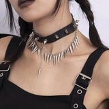 Maxbell Punk Necklace cool Collar Choker for Festivals birthday Dinners