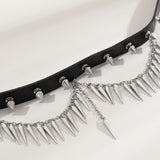Maxbell Punk Necklace cool Collar Choker for Festivals birthday Dinners