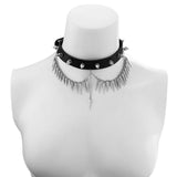 Maxbell Punk Necklace cool Collar Choker for Festivals birthday Dinners