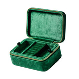 Maxbell 2 Layer Jewelry Organizer Box Gift Lightweight for Bracelets Earring Travel Green