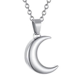 Maxbell Urn Necklace Gifts Memorial Keepsake Holder Pendant for Ashes Parties Dances Silver