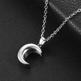 Maxbell Urn Necklace Gifts Memorial Keepsake Holder Pendant for Ashes Parties Dances Silver