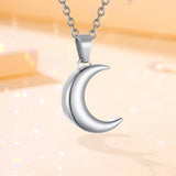 Maxbell Urn Necklace Gifts Memorial Keepsake Holder Pendant for Ashes Parties Dances Silver