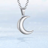 Maxbell Urn Necklace Gifts Memorial Keepsake Holder Pendant for Ashes Parties Dances Silver