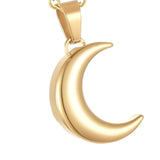 Maxbell Urn Necklace Gifts Memorial Keepsake Holder Pendant for Ashes Parties Dances Gold