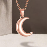 Maxbell Urn Necklace Gifts Memorial Keepsake Holder Pendant for Ashes Parties Dances Rose Gold
