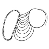Maxbell Choker Necklace Shoulder Tassel Chain for Garment Accessory Chunky Necklace