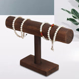 Maxbell Wood Jewelry Display Holder Organizer Holder for Dressing Table Dark Brown