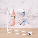 Maxbell Countertop Jewelry Organizer Stand Holder for Bracelet Jewelry Ear Hooks 1 Row White