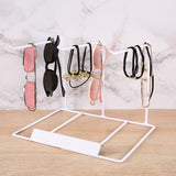 Maxbell Countertop Jewelry Organizer Stand Holder for Bracelet Jewelry Ear Hooks 3 Rows White