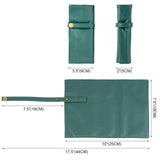Maxbell Portable Watch Storage Bag watch Accessories Organizer Roll Green
