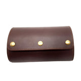 Maxbell Watch Roll Display Box Travel Case Organizer Storage Dual 17x7.5x10.5cm