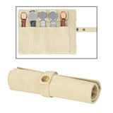 Maxbell Watch Roll Organizer Display Separating Jewelry Box for Travelling Khaki