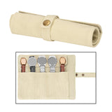 Maxbell Watch Roll Organizer Display Separating Jewelry Box for Travelling Khaki