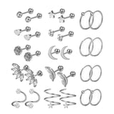Maxbell Earrings Set Dangle Earrings Geometric Fashion for Birthday Gift Women Girls