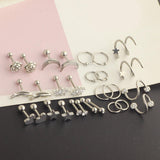 Maxbell Earrings Set Dangle Earrings Geometric Fashion for Birthday Gift Women Girls