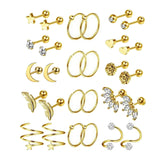 Maxbell Earrings Set Dangle Earrings Geometric Fashion for Birthday Gift Women Girls