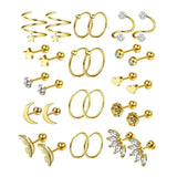 Maxbell Earrings Set Dangle Earrings Geometric Fashion for Birthday Gift Women Girls
